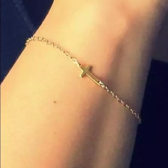 Gold Chain Love Jesus Bracelets For Women Charm Cr - Picture 2 of 6